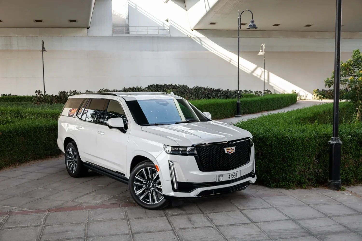 Cadillac Escalade White 2025 Cover Image
